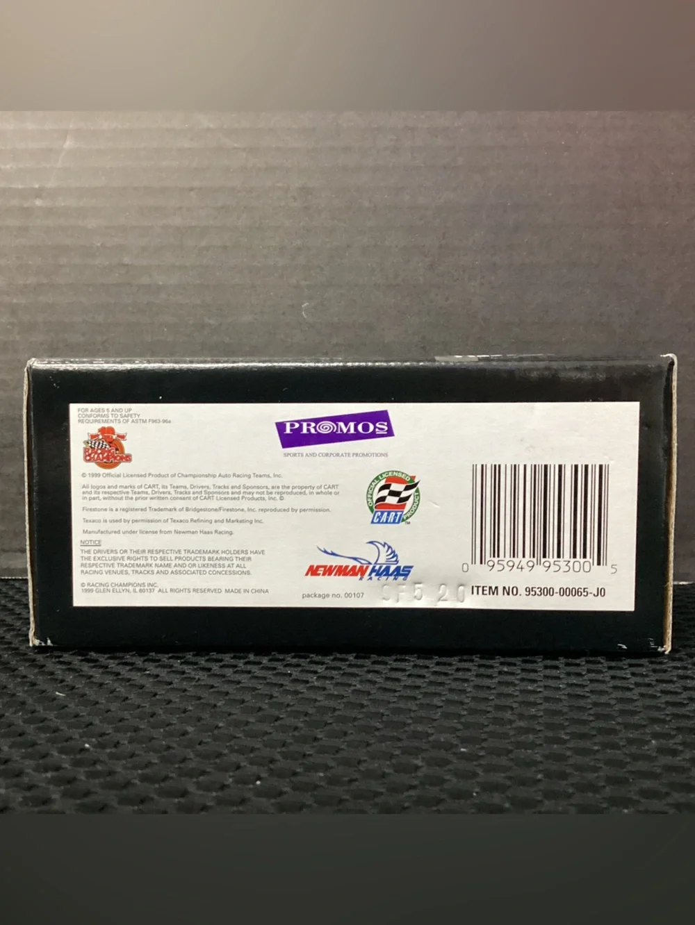 Duracell Kmart #6 1999 havoline Black Racing Car Model - Collectible Display